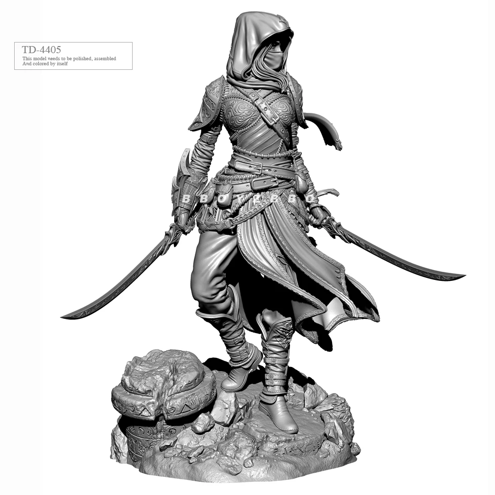 50mm 75mm Resin model kits figure beauty colorless and self-assembled （3D Printing ） TD-4405/3D