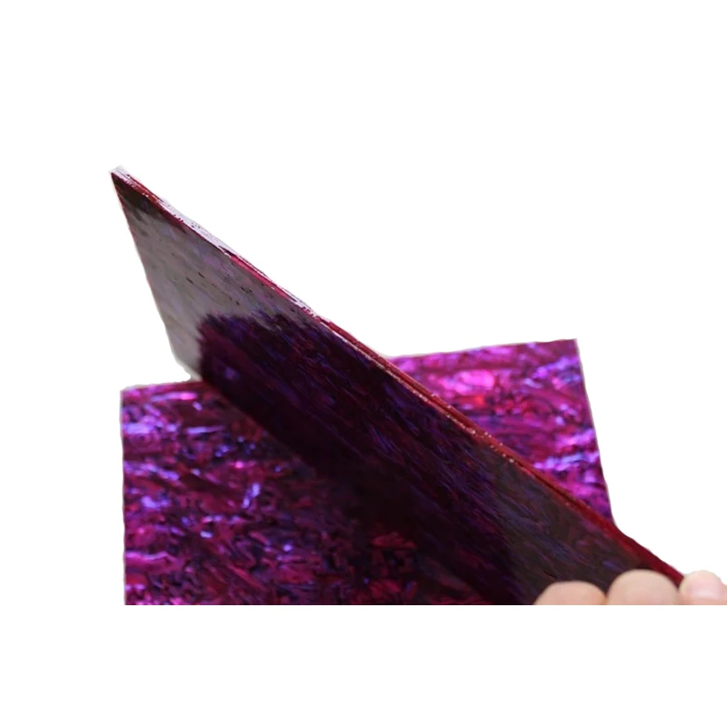 1.5mm thick purple color abalone shell paua shell laminate sheets140x240mm shell paper furniture inlay guitar accessories