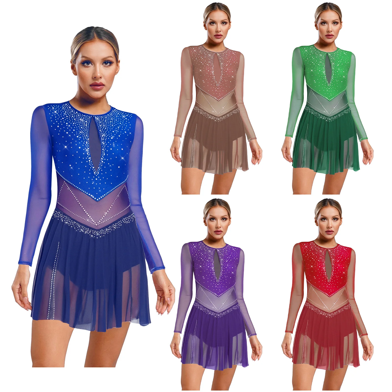 فساتين رقص الجاز النسائية، قاعة الرقص، أداء المنافسة، الزي الاحترافي لرقص الجاز والباليه، ملابس الرقص