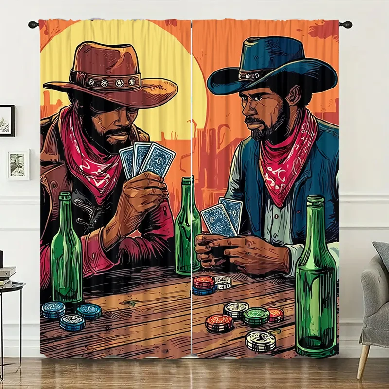 tenda-vintage-tema-cowboy-del-wild-west-stile-pop-art-retro-americana-per-decorazione-bagno-o-stanza-maschile