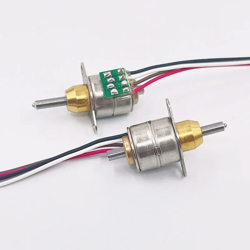 DC 5V Precious Nidec 10mm Stepper Stepping Motor 2-Phase 4-Wire Telescopic Linear Screw Shaft 6.5mm Stroke for Valve Control