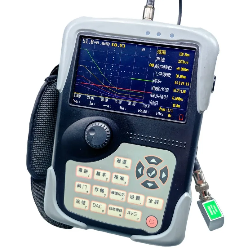 2026 High Precision Ultrasonic Flaw Detector for Metal Weld Crack Inspection Cast Forged Parts Porosity Sand Hole Defect Tester