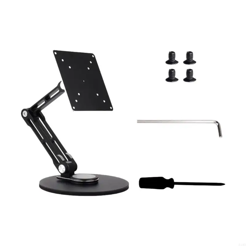 VESA Mount Monitor Stand for 19inch Portable Monitor Gaming Mobile Display Arm Stand Flat Space Saving Desk Stand F19E