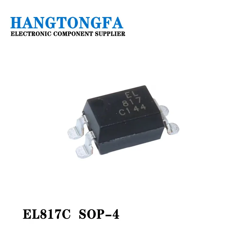 100PCS   Patch Optocoupler  EL817C SOP-4 NEW and Original EL817 SMD IN STOCK