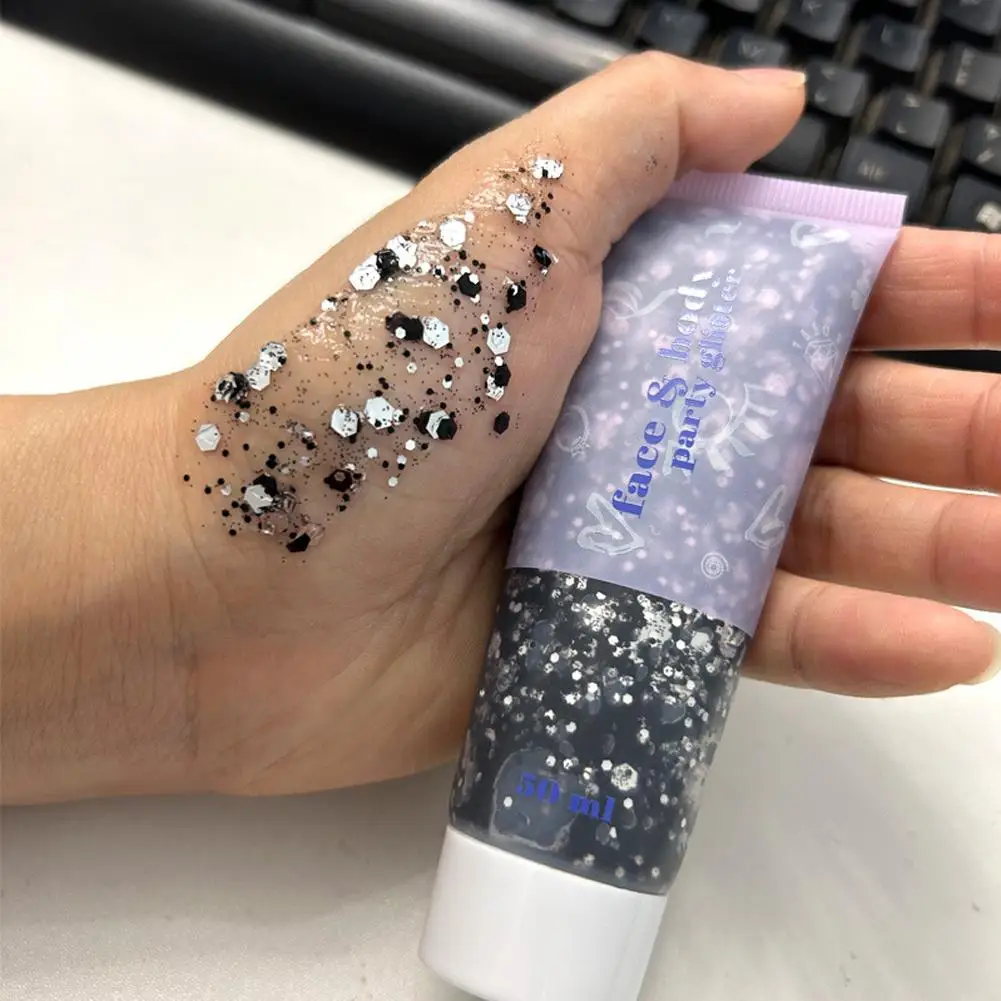 Neues Meerjungfrau-Pailletten-Körperglitzergel – langanhaltender Glanz für Karneval, Partys, Festivals und Bühnenaufführungen für Mädchen