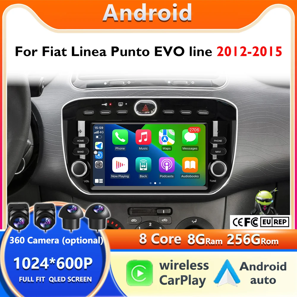 7" Android 15 Car R…