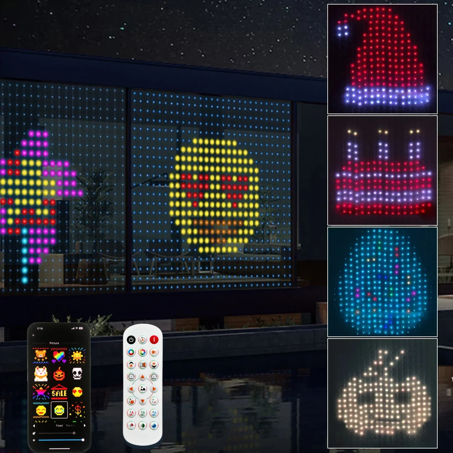 400Leds Smart Curta…