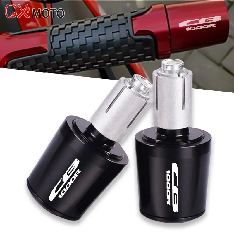 

For HONDA CB1000R CB 1000R 2008-2020 2019 2018 Motorcycle CNC Handle Bar Handlebar Grips Cap End handle Plugs cap Accessories