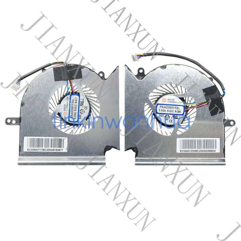 S+Laptop CPU GPU Cooling Fan For MSI MS-16P4 16P5 16P6 MS-17C5 17C6 17C7 17C8 17C1 WE73 Series
