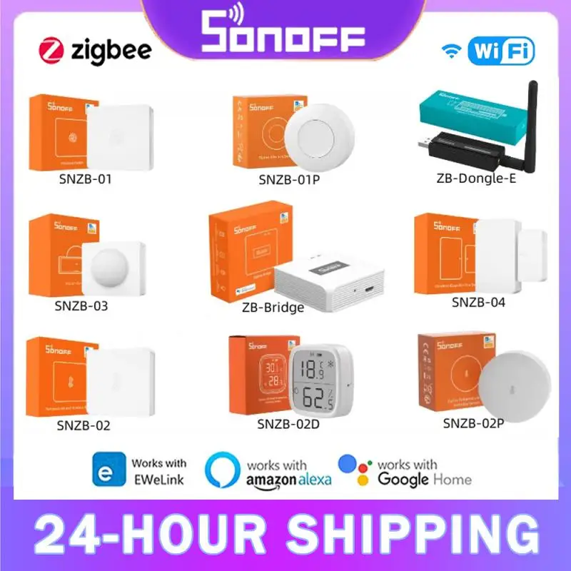 SONOFF SNZB-01 P 02 D 03 04 Wireless Switch Smart Home Zigbee Smart Sensor Works With SONOFF ZBBridge Dongle-E IFTTT EWeLink APP