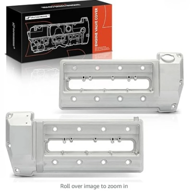 Left and Right Engine Valve Cover 11121703175 11121703172, Suitable for 540i E39 740i 740iL E38 X5 Z8 1998-2001 Auto Parts