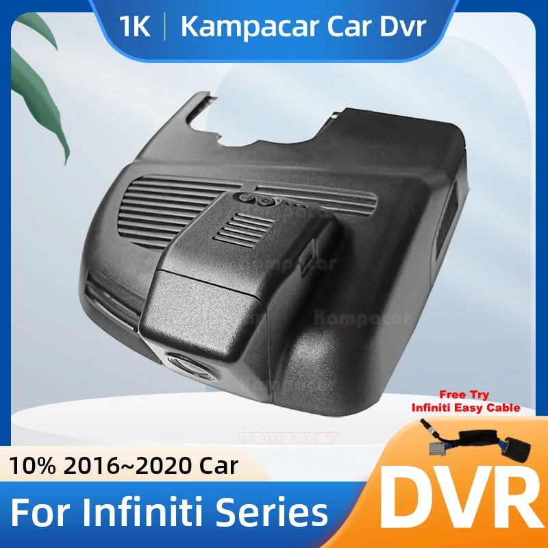 Kampacar IF05-1K 1080P Wifi Car Dvr Camera Dash Cam For Infiniti Q30 (uses Mercedes A interiors) 2016-2020 10% Cars Dashcam