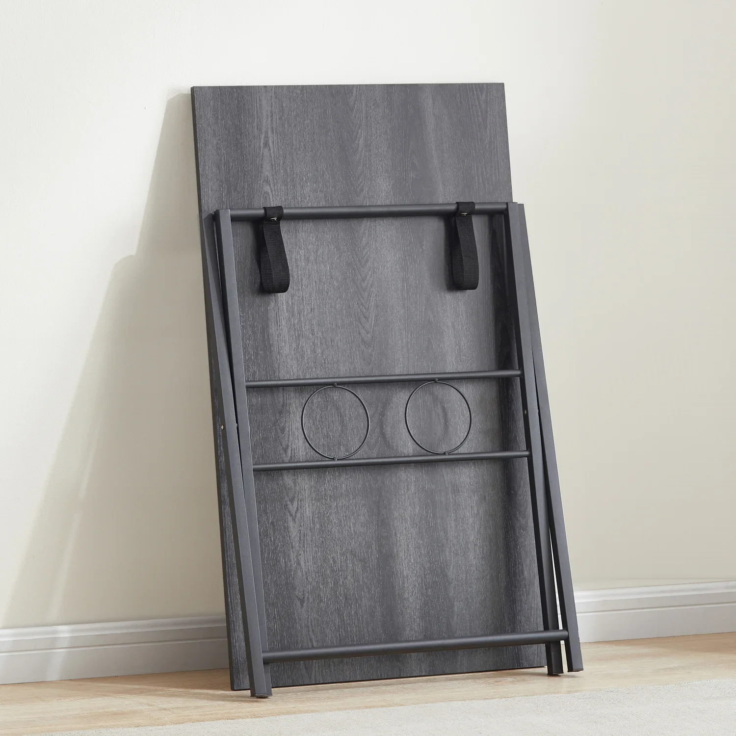 Small Foldable Desk for Small Spaces, Living Room Multifunctional Computer Table Writing Workstation for Home Office, No Assembl