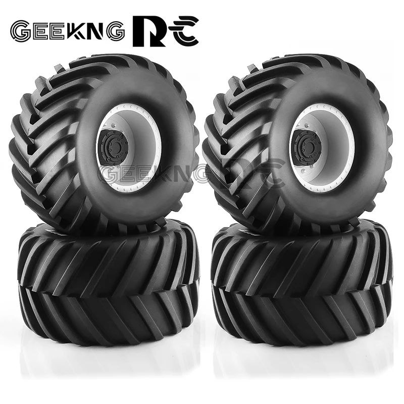 4pcs 133mm 1/10 Monster Truck Buggy Tires Wheel 12mm Hex for Traxxas HIMOTO HSP HPI Tamiya Kyosho Upgrade Parts