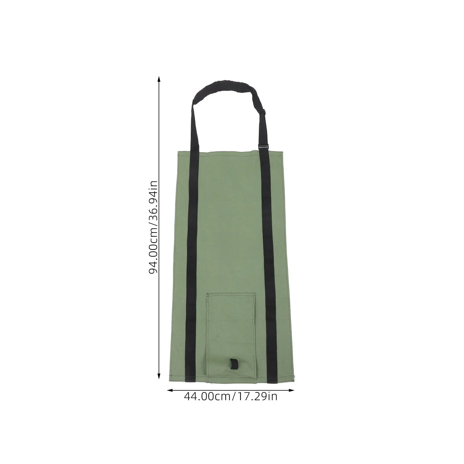 Heavy Duty Canvas Firewood Carrier Bag Large Capacity Firewood Tote Outdoor Log Transport Bag Scratch Resistant