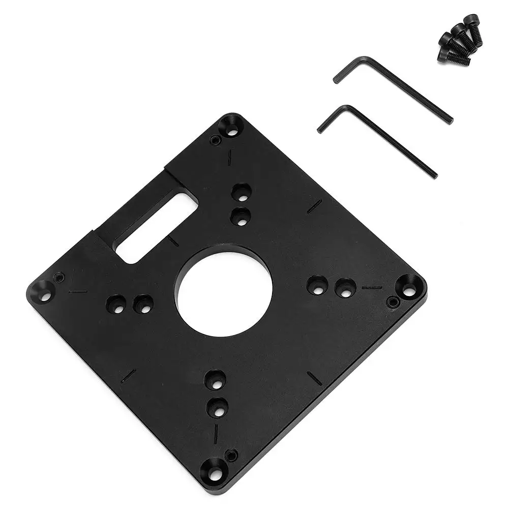 

Aluminum Alloy Milling Flip Board Trimming Machine Flip Board Router Table Insert Plate for Trimming Machines