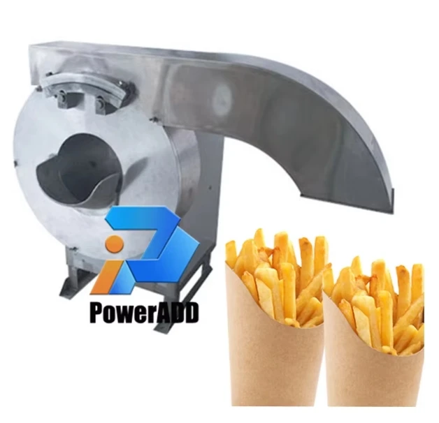 Automatic Fruit Vegetable Cassava Cutting Machine Potato Chip Slicer French Fry Cutter