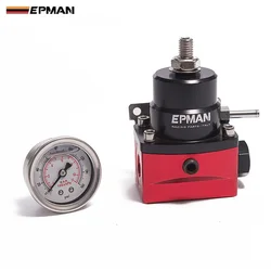 Racing  Car Universal Adjustable Fuel Pressure Regulator (With Gauge /No with ) For BMW E39 5-Series (2000-) EP-7MGT-ZTGA