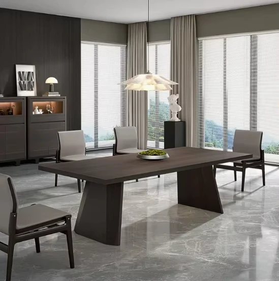 

#Hot Sale Lower Price Modern European Home Furniture Customized Size Rectangle Live Edge Solid Walnut Hotel Dining Wood Slab