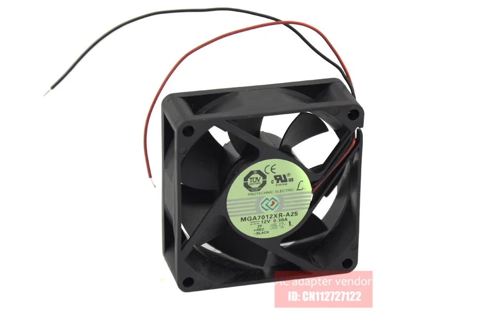 Jinlingge untuk PROTECHNIC MGA7012XR-A25 7025 12V 0,30A 7CM Kipas Pendingin