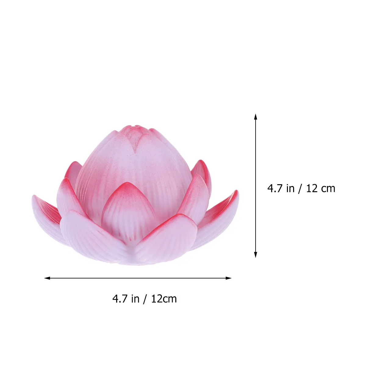 

3D Lotus Lantern Led Light Colorful Waterproof Garden Decorative Night Lamp For Wedding Party Festival Gift (Red)