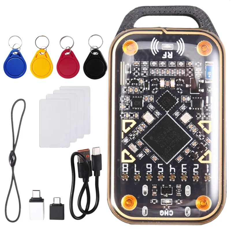 

M13K-Chameleon Ultra Upgrade Smart Card Emulator+4XUID Keychain/Card RFID Smart Chip Reader 125K 13.56M Card NFC Duplicator