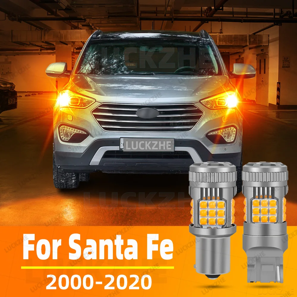 Turn Signal LED Lights For Hyundai Santa Fe 1 2 3 4 2000-2020 2012 2013 2014 2015 2016 2017 2018 2019 Front Rear Indicator Lamp