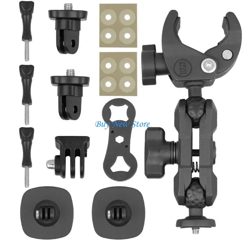 

20CE Secure Mount Bracket for Action Cameras Clamp Mount Enhances Filming Experience