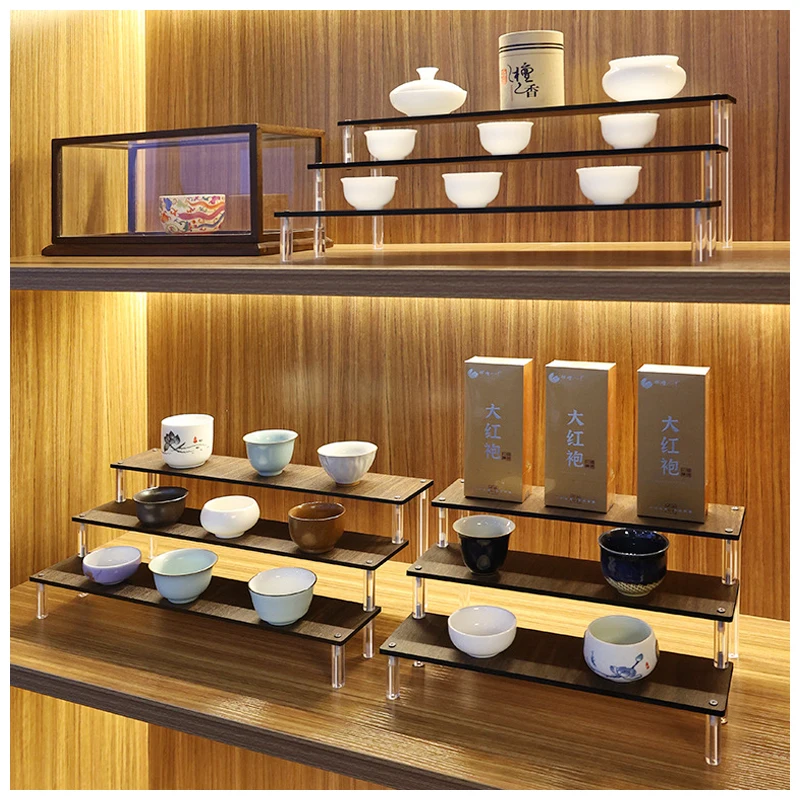 DIY Wooden Storage Rack Cupcake Stand Handicraft Display Stand Wedding Birthday Place Setting