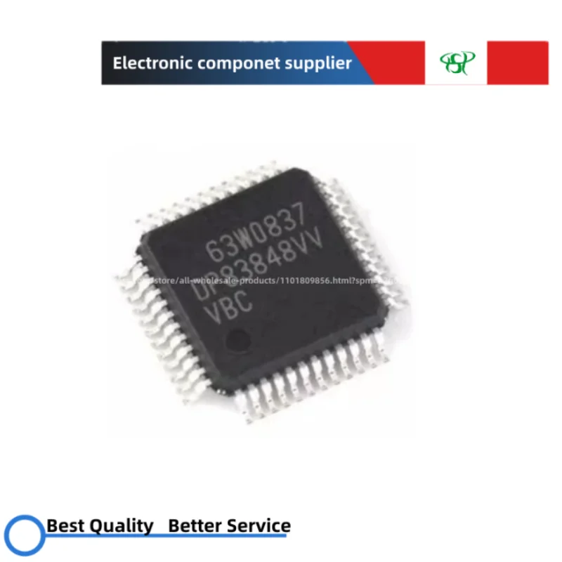 

10pcs DP83848CVV DP83848VVVBI DP83848IVV DP83848CVVX DP83848VV TQFP-48 Ethernet controller chip