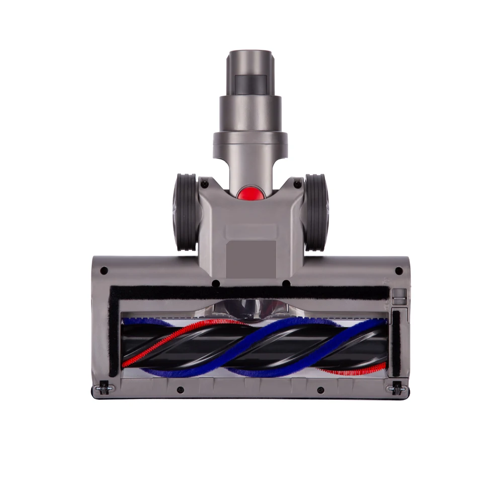 Buah kepalla Sikat Rol Lantai Berbulu Turbo Listrik untuk Dyson V8 V7 V10 V11 aksessori Suku Cadang Sikat Pembersih Vakum dengan L