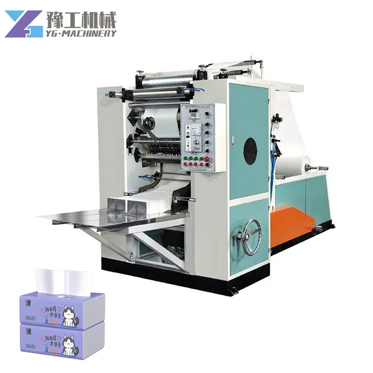 YG Low Price High Speed N Fold 4 Line Facial Tissue Making Machine Facial Tissue Machine Production Line