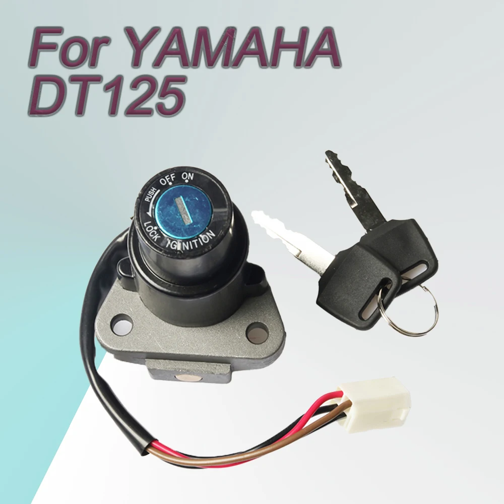 Motorcycle The Start Switch Electric Door Lock Dual Chamber Sealed Structure For YAMAHA DT125 DT200 TW200 TW225 XT225 TZR250