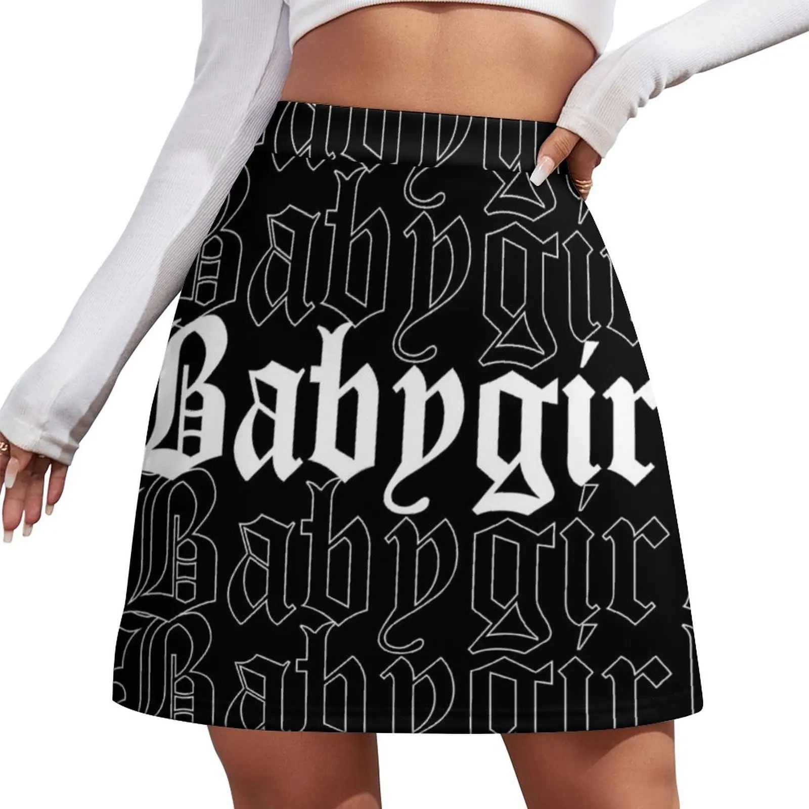 

Babygirl Aesthetic E-Girl E-Boy Soft Grunge Mini Skirt elegant skirts for women Women's skirt kawaii skirt