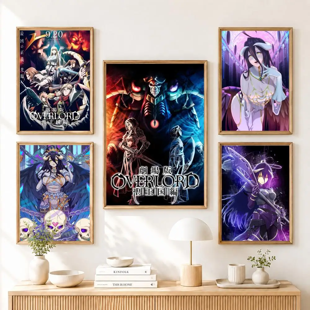 O-Overlord Anime Painting Calligraphy Painting Posters and Prints Art Print Home Decor Art Gifts