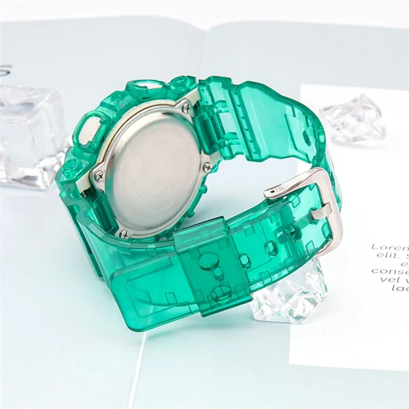 Strap + Case For Casio g-shock GMA-S110/S120/S130/S140 TPU Watchband Transparent Bracelet Accessories With Tool