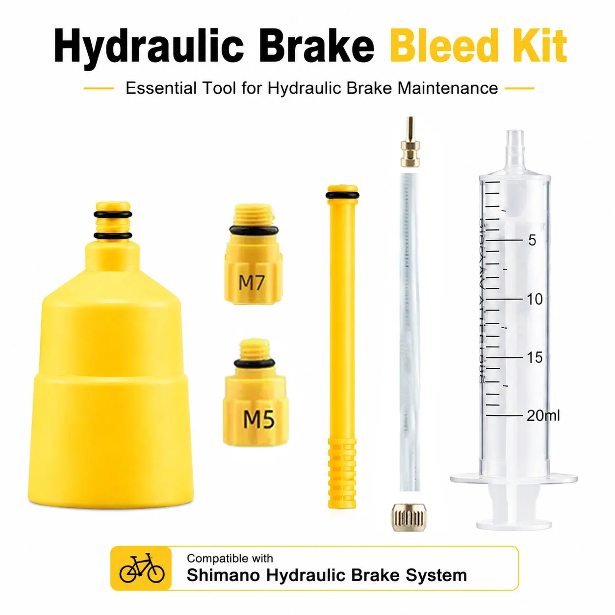Hydraulic Brake Bleed Kit Fit For Shimano Brake Oil MTB Bicycle Daily Maintenance EZmtb Tools Bike