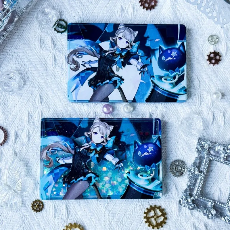 Gra Anime GS wpływ Cosplay Fontaine Lynette Cartoon akryl płynący ruchomy Mahjong Ornament studencki rekwizyty prezenty