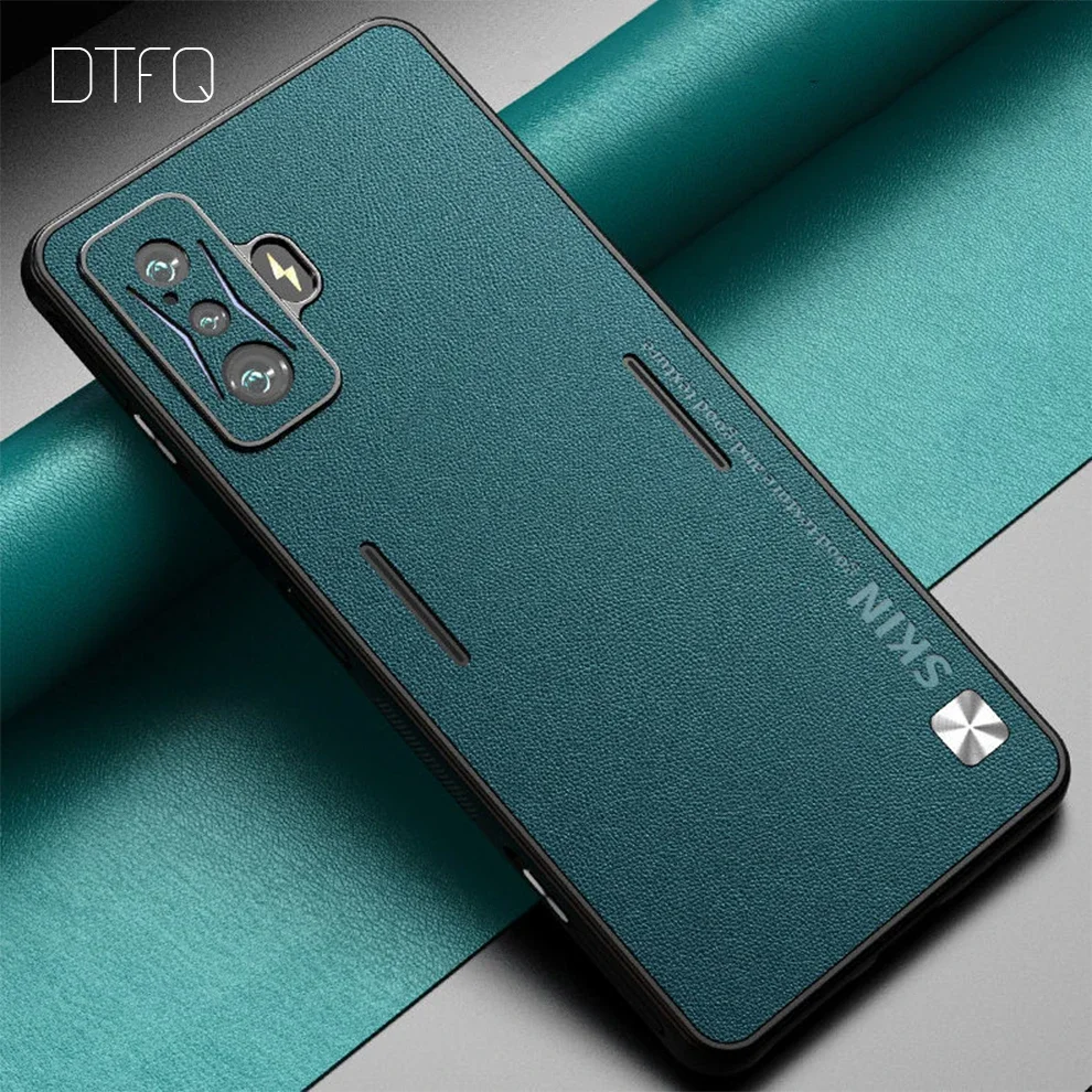 For POCO F4 GT Case Luxury Leather Pattern Cover Funda for Xiaomi POCOPHONE POCO F3 GT Coque Shockproof Case for POCO F3