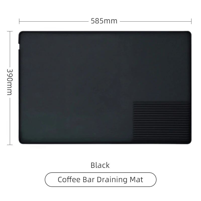 1pc 58x39cm Black