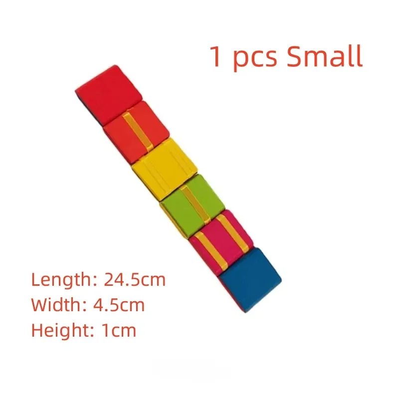 ของเล่นไม้ฝึกการมองเห็นแบบพลิกกลับได้ - ของเล่นแปลกใหม่สำหรับเด็ก สีสันสดใส สนุกสนาน เสริมสร้างปฏิสัมพันธ์ระหว่างพ่อแม่ลูก