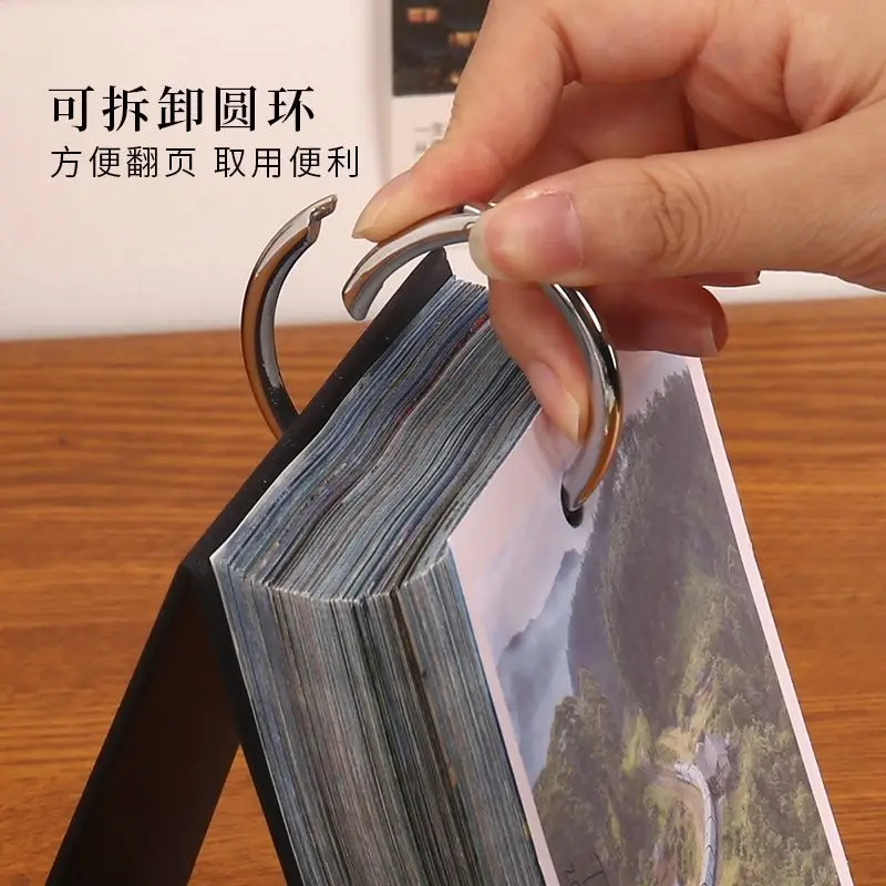 Calendario da viaggio 2026 Una pagina al giorno Confezione regalo strappabile a mano con punzonatura Finalmente abbiamo camminare nella natura selvaggia