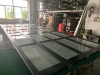 Custom Garage Door Aluminum Glass See Through Overhead Sectional Garage DoorFrameless Garage Doors 16 X 8 5