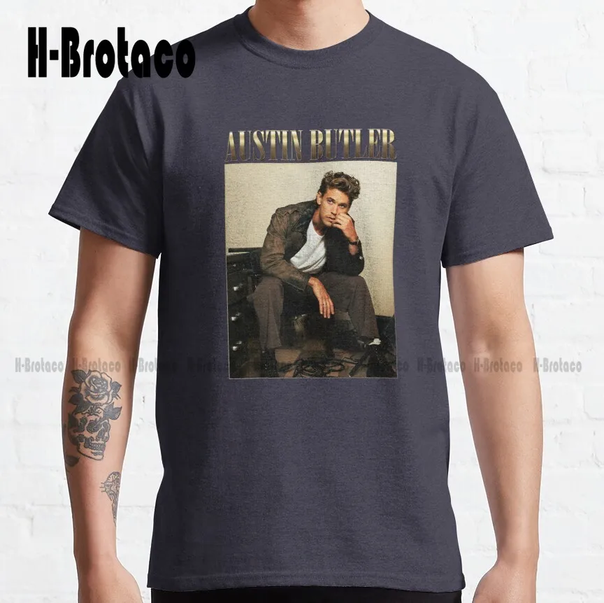 Austin Butler Classic T-Shirt 2Xl Shirts For Men Custom Aldult Teen Unisex Digital Printing Tee Shirts Xs-5Xl Make Your Design