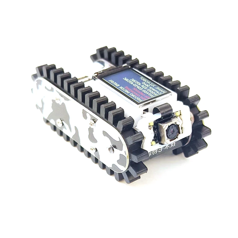 Bezprzewodowy pojazd inspekcyjny z kamerą do rurociągów, sterowany zdalnie, z modułem ESP32, do nauki programowania, skanowania kodów, sieciowania, zabawki DIY.