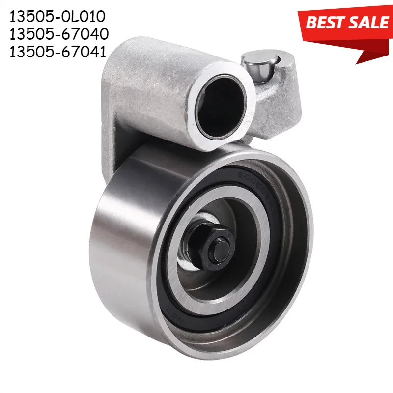 B07A-Tensioner Pulley Ribbed 13505-0L010 13505-67040 13505-67041 For TOYOTA Land Cruise HIACE IV Box 2.5 D-4D 4WD