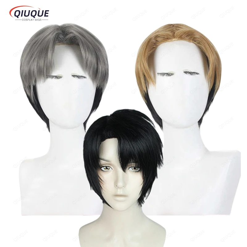 

Kishibe Wig Chainsaw Man Cosplay 3 Versions Heat Resistan Synthetict Hair Halloween Party Man Anime Role Play Wigs + Wig Cap