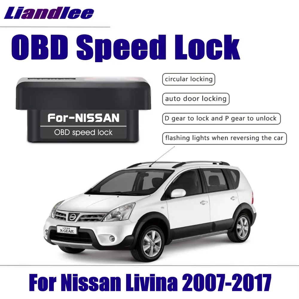 For Nissan Livina Geniss (L10/L11) 2007-2017 Car Auto Automatic Door Closer Speed Lock OBD Decoder Module Accessories