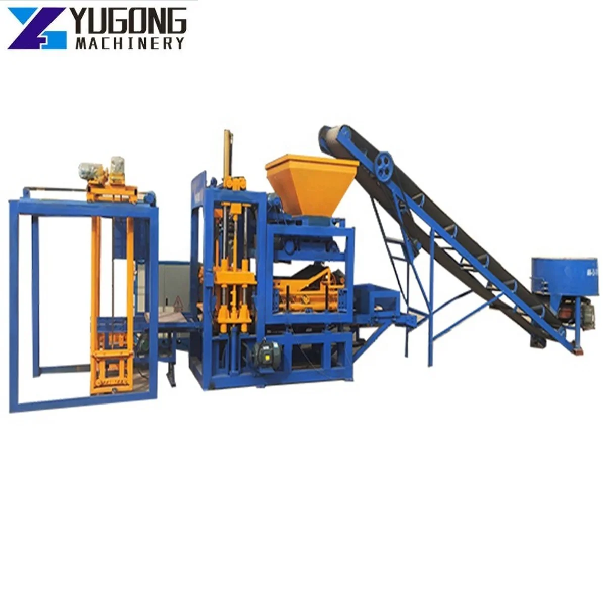 YG QT4-15S Automatic Blocks Making Machine Making Machinery Pallet