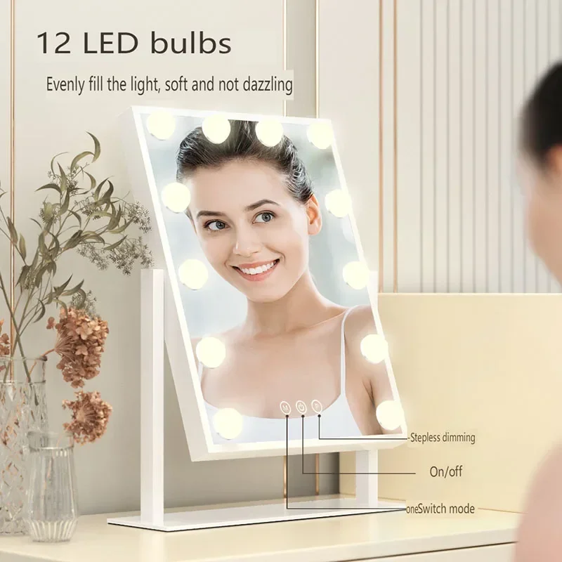 New Mirror Light Bulbs Vanity Lights USB Bathroom Dressing Table Lighting Dimmable LED Vanity Light For Makeup Mirror LED Light